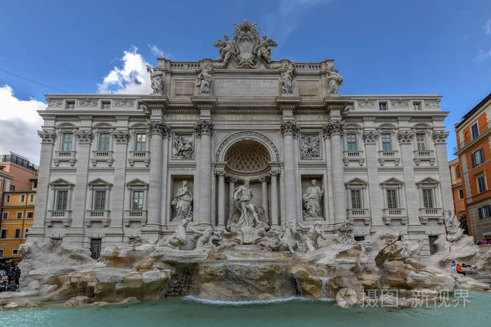 意大利罗马的特雷维喷泉(丰塔纳迪特雷维).