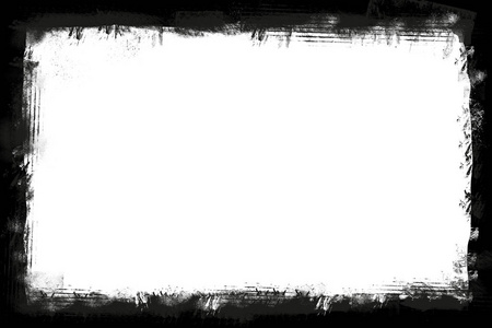 黑色撕裂边框在白色背景水平图像与复制空间写作照片