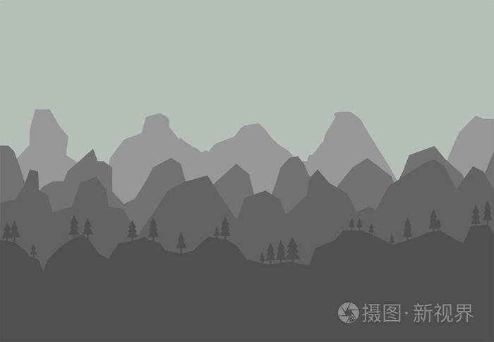 山景自然的黑暗背景 插画 正版商用图片13el5u 摄图新视界 山景自然的黑暗背景 插画 正版商用图片13el5u 摄图新视界