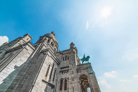 世界著名的圣公会教堂在蒙马特附近。 法国巴黎