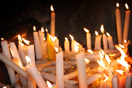 点燃希望毛笔字图片