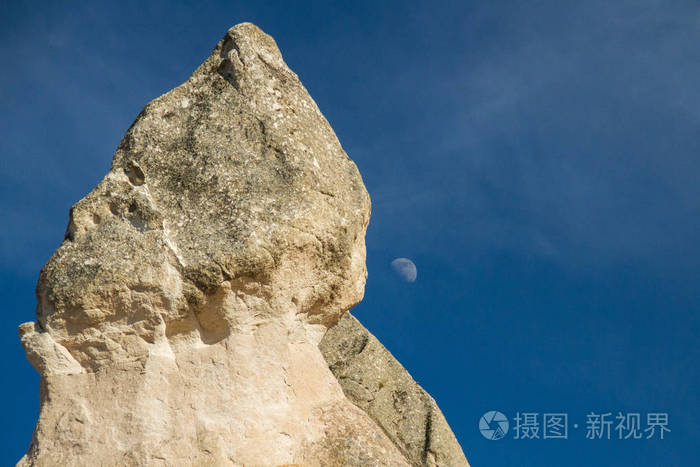 土耳其安纳托利亚卡帕多西亚地区的山屋。