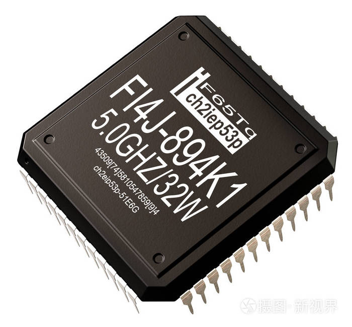 数字计算机零件集成电路微芯片人工智能