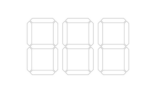 数字价格标签向量模板编号