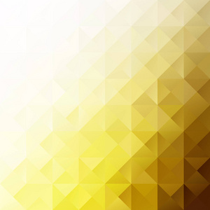 黄色网格马赛克背景设计模板