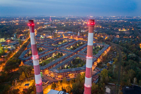  settlement and district in Katowice. Katowice, Silesia, Poland