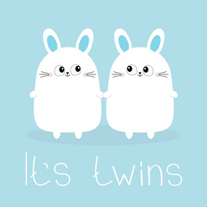 两只兔子 头像图片