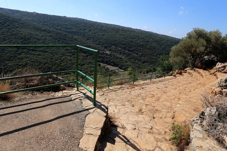 以色列北部加利利西部山区景观图片
