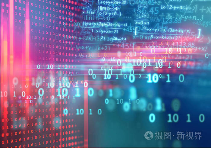 数字码数抽象背景代表编码技术和编程语言