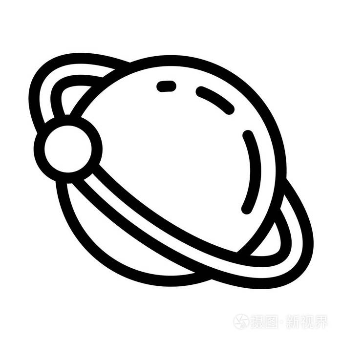 天王星图标轮廓样式