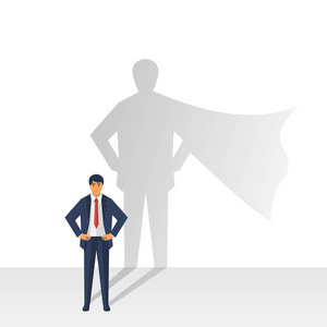 超级英雄影子强, 功能强大自信的力量.