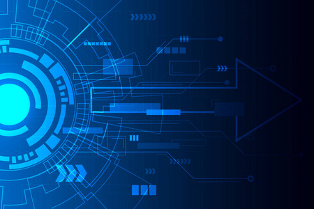抽象数字技术背景