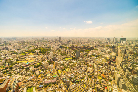 日本东京美丽的建筑建筑城市景观