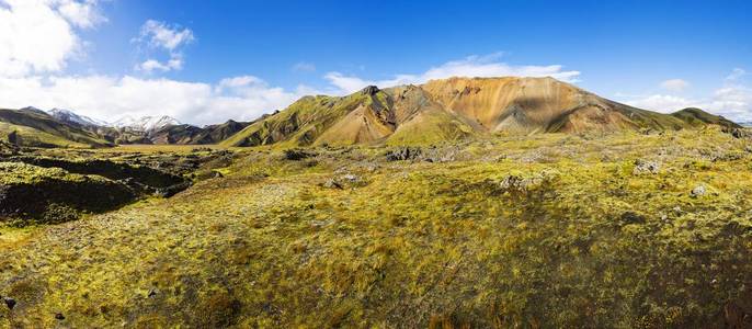 兰德曼纳劳加地区兰德曼纳劳加南部地区冰岛欧洲的山景
