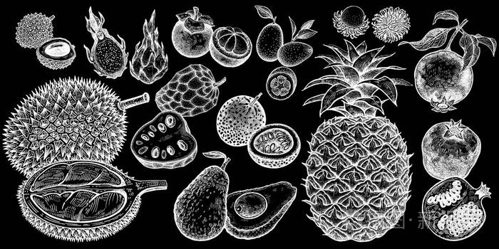 黑板上有白色的粉笔.复古矢量插图.