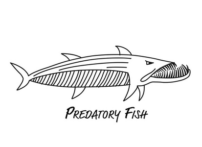 冬天的牙齿卡通梭子鱼为您设计照片