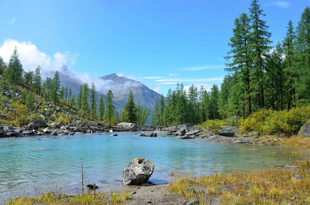 大沙夫林斯克湖，阿尔泰山，俄罗斯