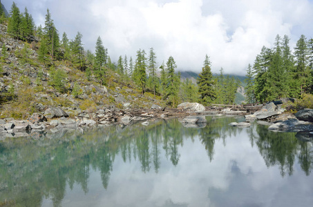 大沙夫林斯克湖，阿尔泰山，俄罗斯