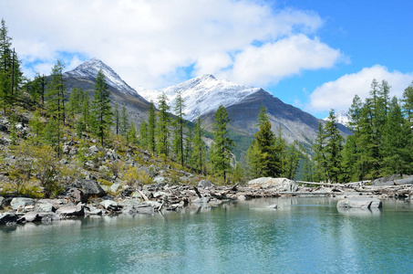 大沙夫林斯克湖，阿尔泰山，俄罗斯