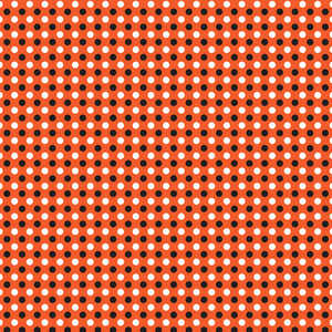 万圣节圆点图案隔离橙色照片