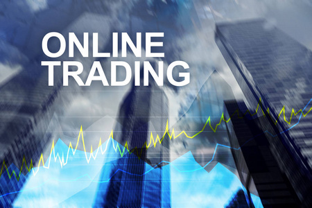 在线交易外汇投资和金融市场概念。