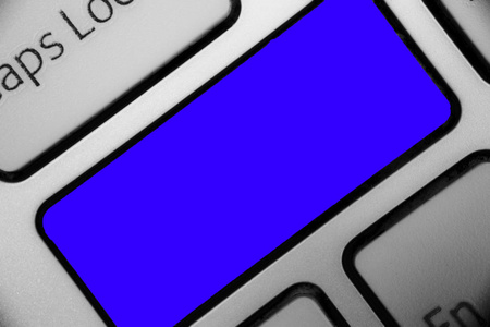 设计业务概念空模板复制空间文本的广告网站隔离键盘蓝色钥匙意图创建计算机计算反射文档