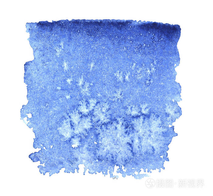 具有雪花或霜冻效果的蓝色方形斑点 用手画的白色背景上的水彩 抽象的冬季背景 照片 正版商用图片13iby7 摄图新视界 具有雪花或霜冻效果的蓝色方形斑点 用手画的白色背景上的水彩 抽象的冬季背景 照片 正版商用图片13iby7 摄图新视界