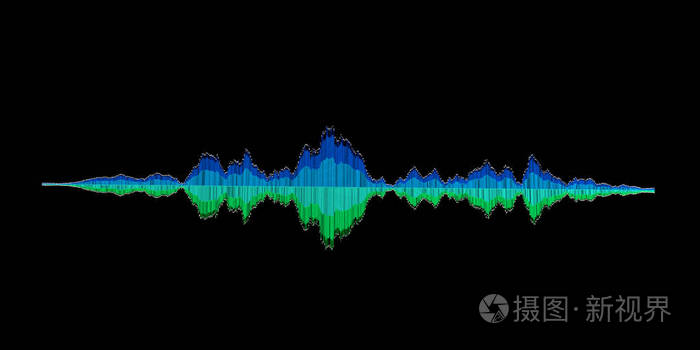 数字波形设计. 矢量图.