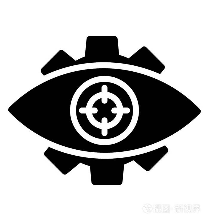 一种机械的眼睛概念化的网络安全插画-正版商用图片13ilsk-摄图新视界