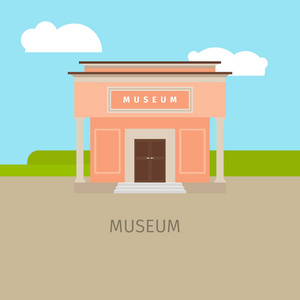 彩色的建筑立面图片