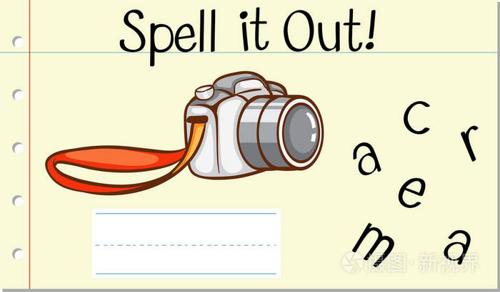 拼写英语单词相机插图