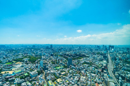 日本东京美丽的建筑建筑城市景观