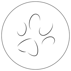 s paw print