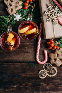 圣诞作文与热葡萄酒和礼物