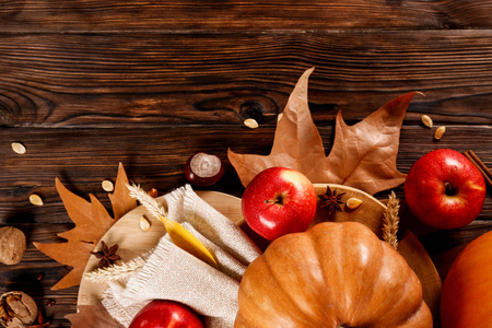  autumn leaves with other fruits, berries amp