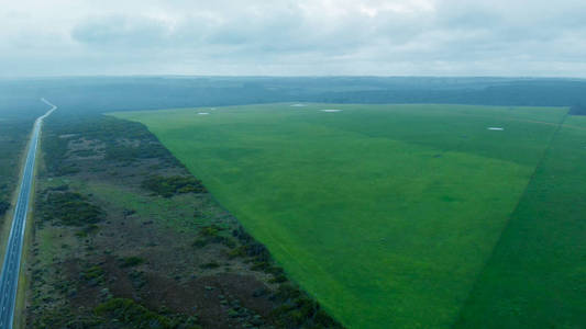 澳大利亚大洋路乡村空中景色图片