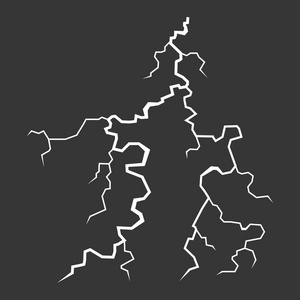 雷电.矢量图照片