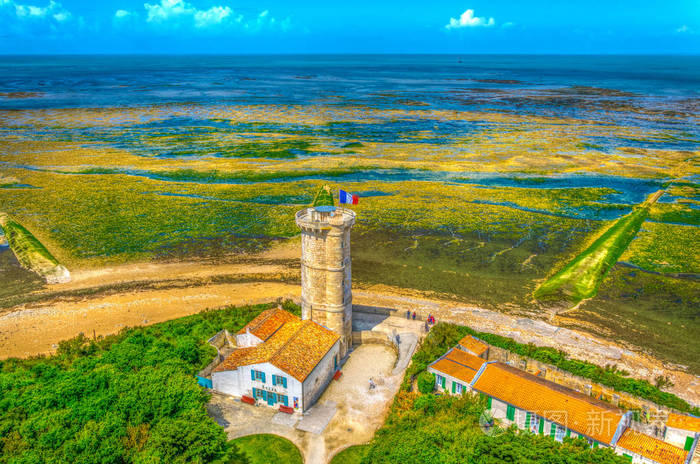 位于法兰西岛的非洲大陆之旅的鸟瞰图