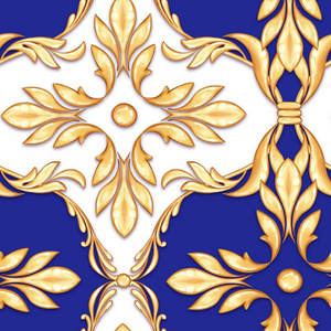 维多利亚时代的巴洛克式花环艺术图片