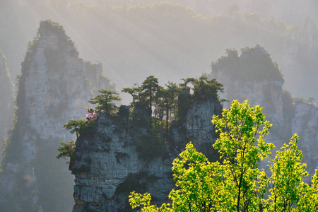 张家界山脉, 中国