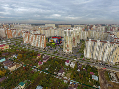 莫斯科市内克拉索夫卡区顶景10102018