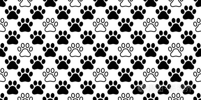 狗爪无缝图案矢量足迹猫猫熊围巾卡通图案重复墙纸背景图插画 正版商用图片13kdki 摄图新视界 狗爪无缝图案矢量足迹猫猫熊围巾卡通图案重复墙纸背景图插画 正版商用图片13kdki 摄图新视界