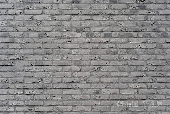 旧的深灰色砖墙纹理