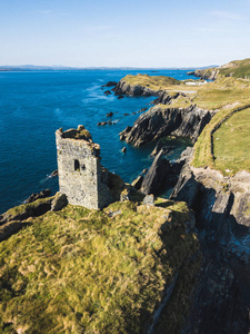 在爱尔兰海岛上的城堡