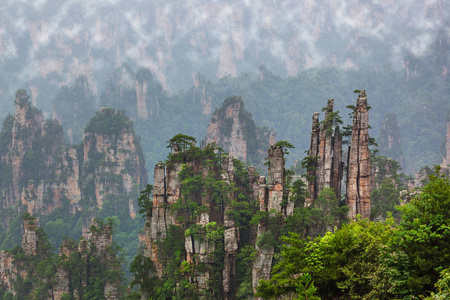 天子神通山自然公园武元中国旅游背景