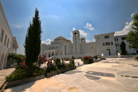 大白色东正教修道院希腊