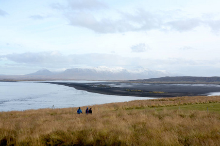 冰岛北部的hvtserkur景色