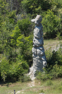 马其顿共和国克拉托沃镇附近的库克利卡的石头娃娃