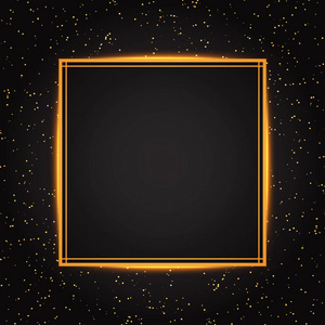 豪华黑金背景.设计用于演示音乐会表演.矢量图照片