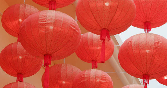中国传统的红灯笼图片